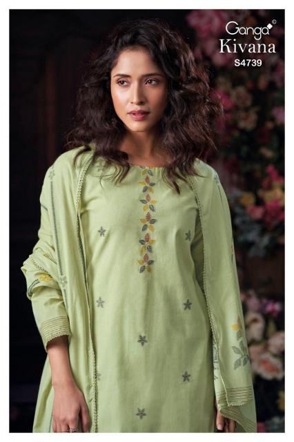 Ganga Kivana 4739 catalog buy wholesale salwar kameez surat