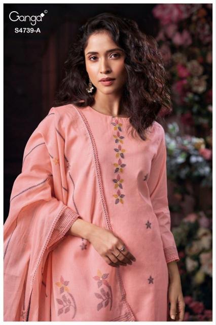 Ganga Kivana 4739 catalog buy wholesale salwar kameez surat