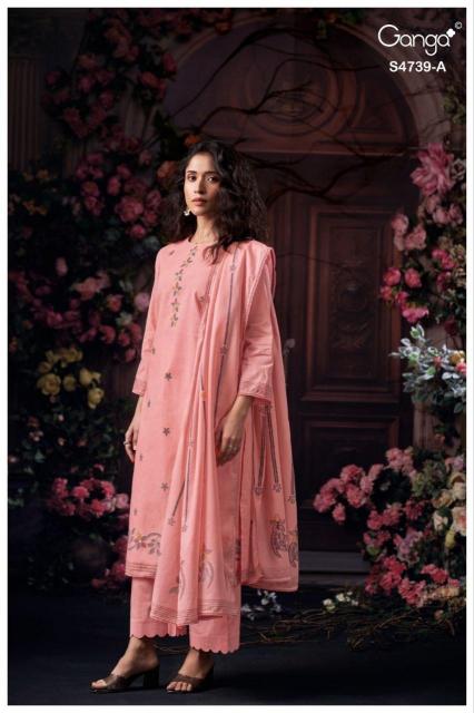 Ganga Kivana 4739 catalog buy wholesale salwar kameez surat
