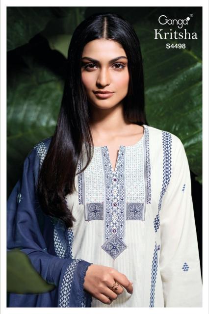 Ganga Kritsha 4498 catalog mumbai wholesale salwar kameez