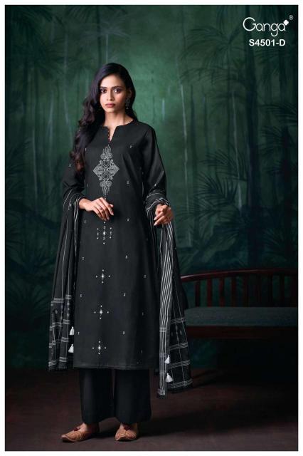 Ganga Kruzie 4501 catalog unstitched salwar kameez wholesale market in delhi