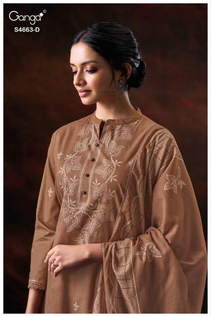 Ganga Liyara 4663 catalog delhi salwar kameez wholesale