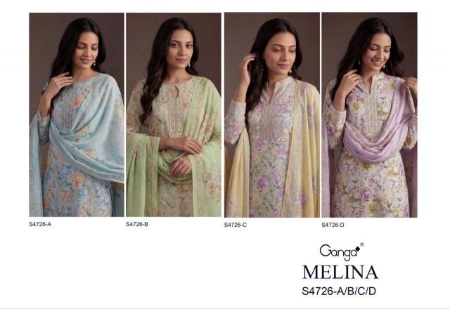 Ganga Melina 4726 catalog wholesale salwar kameez in usa