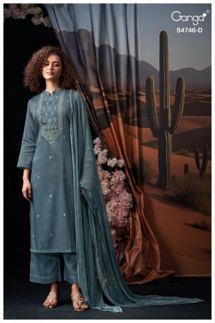 Ganga Nehira 4746 catalog chennai salwar kameez wholesaler 