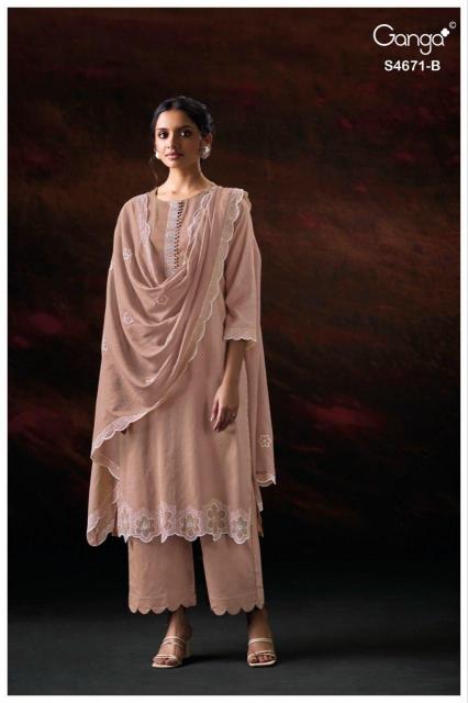 Ganga Nishira 4671 catalog buy wholesale salwar kameez online