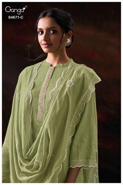 Ganga Nishira 4671 catalog buy wholesale salwar kameez online