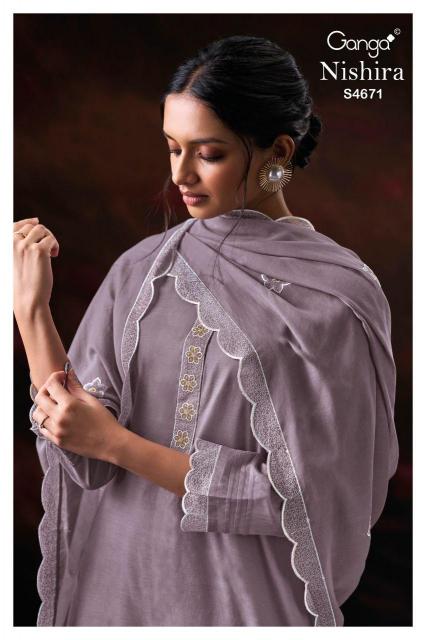 Ganga Nishira 4671 catalog buy wholesale salwar kameez online