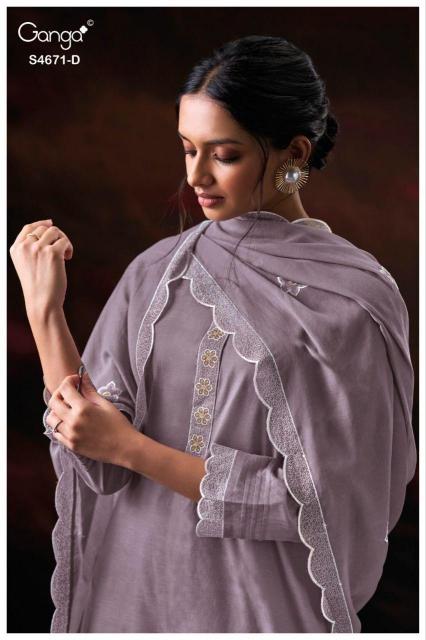 Ganga Nishira 4671 catalog buy wholesale salwar kameez online