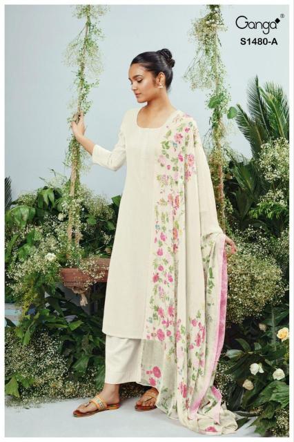 Ganga Ora 1480 catalog mumbai salwar kameez wholesalers