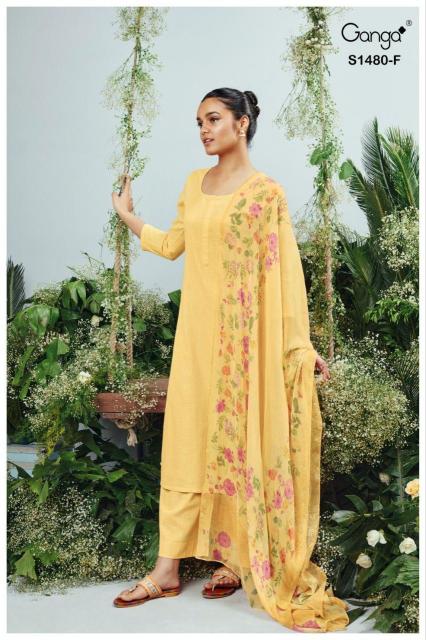 Ganga Ora 1480 catalog mumbai salwar kameez wholesalers