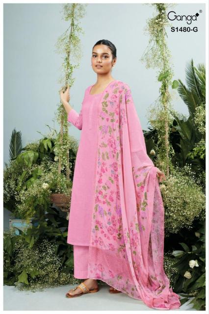 Ganga Ora 1480 catalog mumbai salwar kameez wholesalers