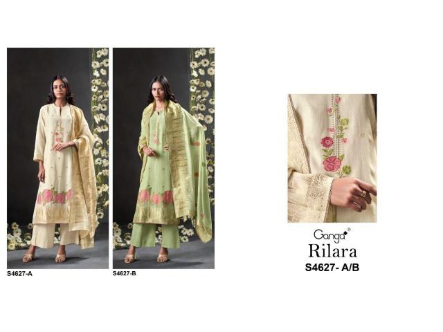 Ganga Rilara 4627 catalog churidar salwar kameez wholesale market