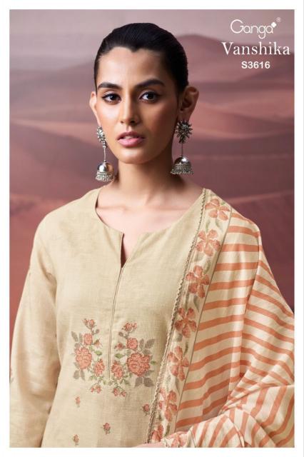 Ganga Vanshika 3616 catalog designer salwar kameez wholesalers uk