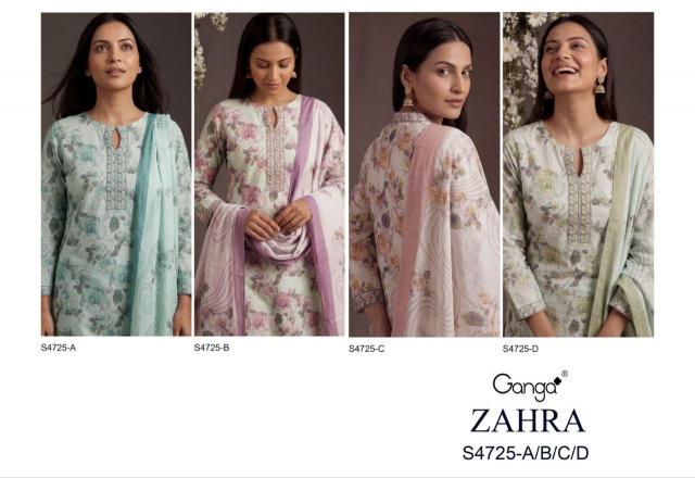 Ganga Zahra 4725 catalog wholesale salwar kameez online in india shopskit.in