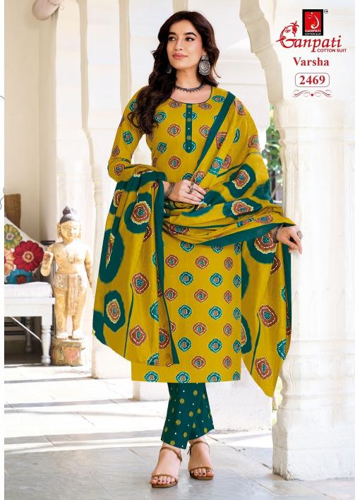 Ganpati Varsha Vol-14 – Kurti Pant With Dupatta - Wholesale Catalog