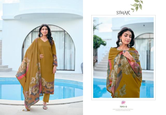 Glossy Simar Khayal 7093 catalog salwar kameez materials wholesale bangalore