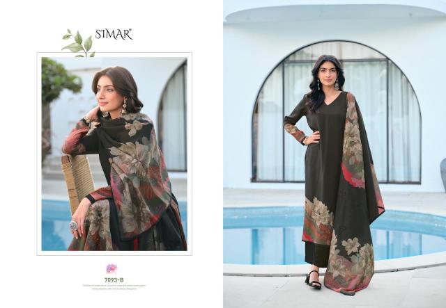 Glossy Simar Khayal 7093 catalog salwar kameez materials wholesale bangalore