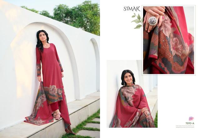 Glossy Simar Khayal 7093 catalog salwar kameez materials wholesale bangalore