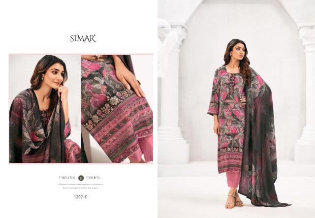 Glossy Simar Kohira 1207 catalog salwar kameez pakistani wholesale