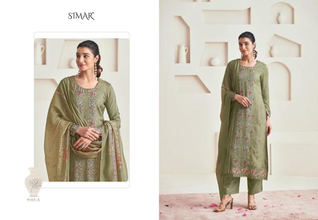 Glossy Simar Nyra 9165 catalog online wholesale wedding salwar kameez