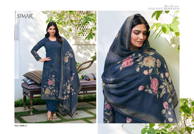 Glossy Simar Pranavi 7090 catalog salwar kameez suits wholesale online