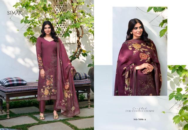 Glossy Simar Pranavi 7090 catalog salwar kameez suits wholesale online