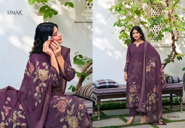 Glossy Simar Pranavi 7090 catalog salwar kameez suits wholesale online