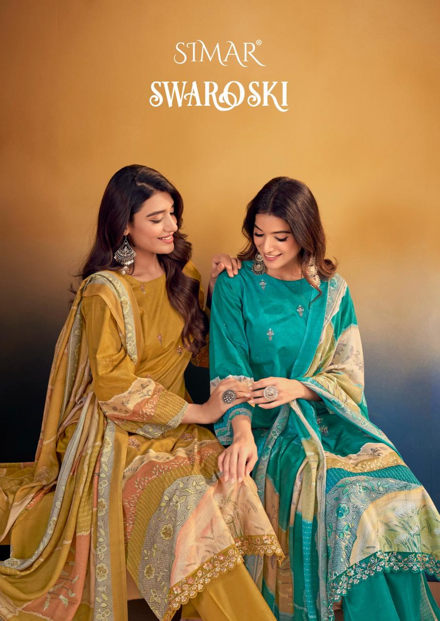Glossy Simar Swaroski 6228 catalog salwar kameez wholesale in kolkata video