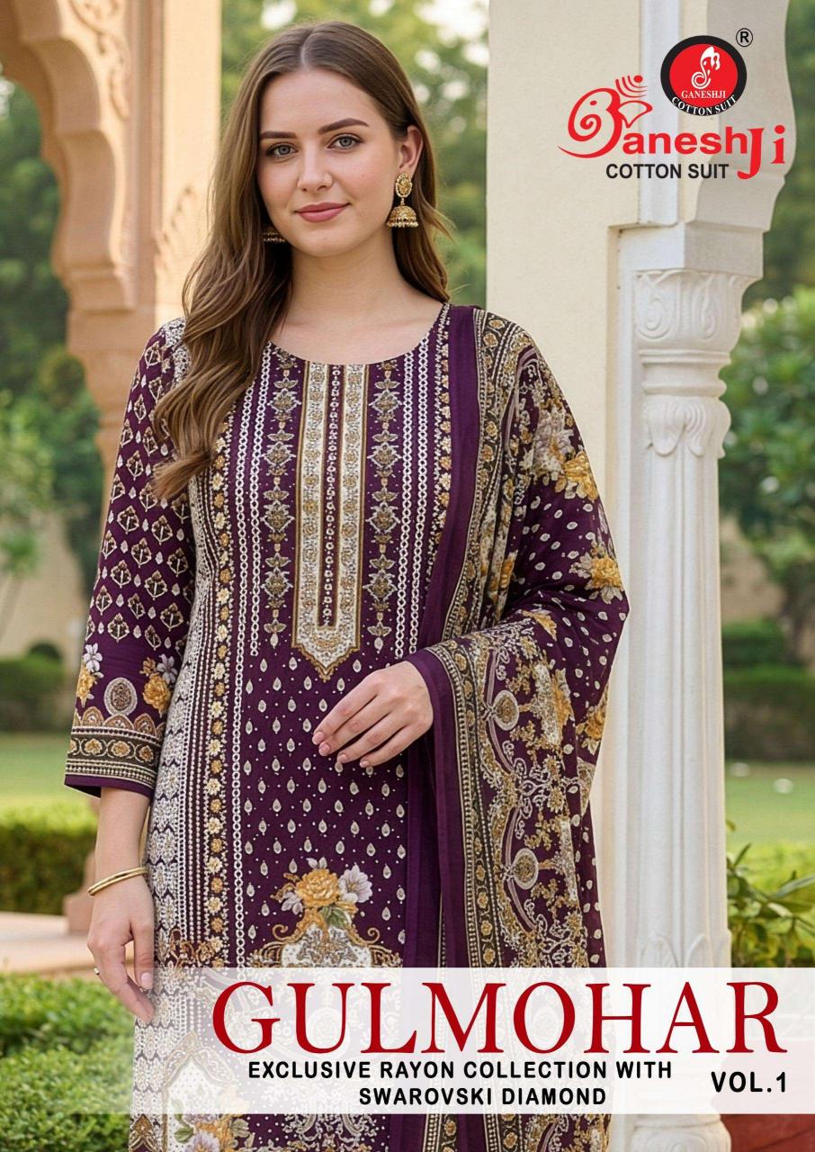 Gneshji Gulmohar Vol-1 Dress Material - Material Catalog
