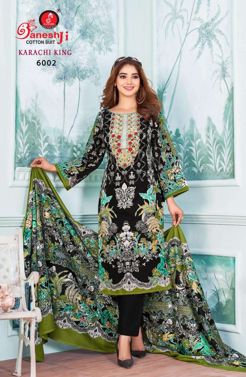 Gneshji Karachi King Vol-6 – Dress Material - Wholesale Catalog