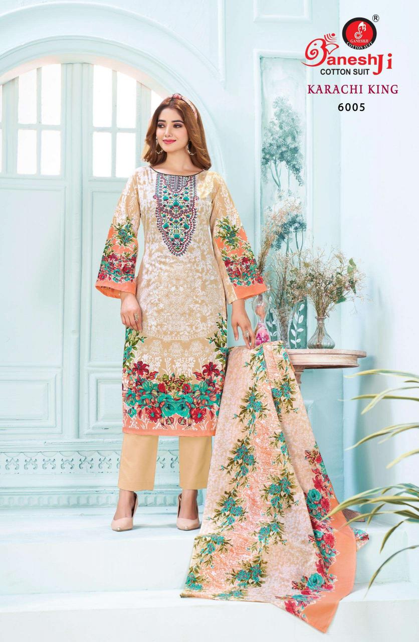 Gneshji Karachi King Vol-6 – Dress Material - Wholesale Catalog