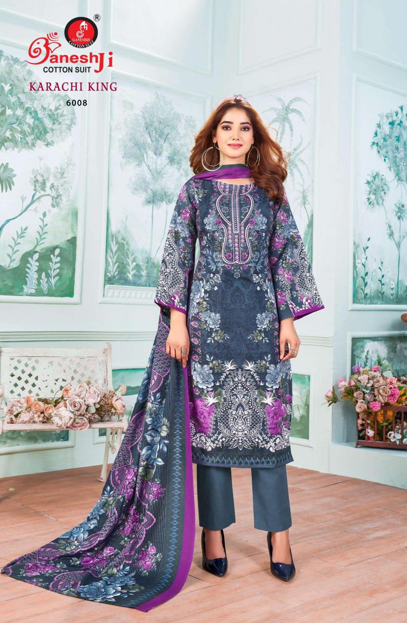 Gneshji Karachi King Vol-6 – Dress Material - Wholesale Catalog