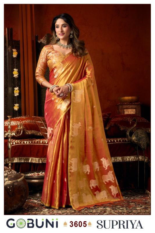 Gobuni Supriya catalog tissue silk sarees