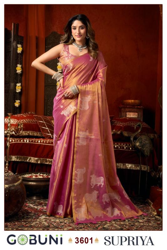 Gobuni Supriya catalog tissue silk sarees