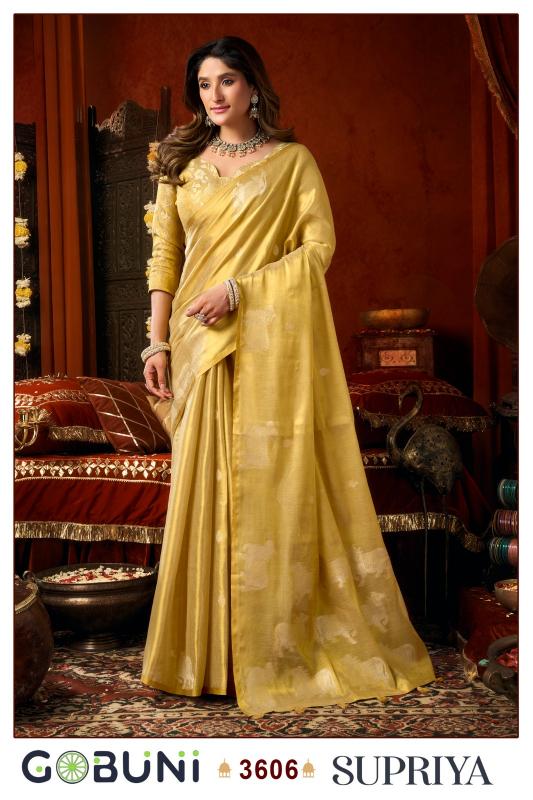 Gobuni Supriya catalog tissue silk sarees