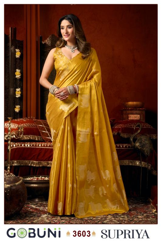 Gobuni Supriya catalog tissue silk sarees