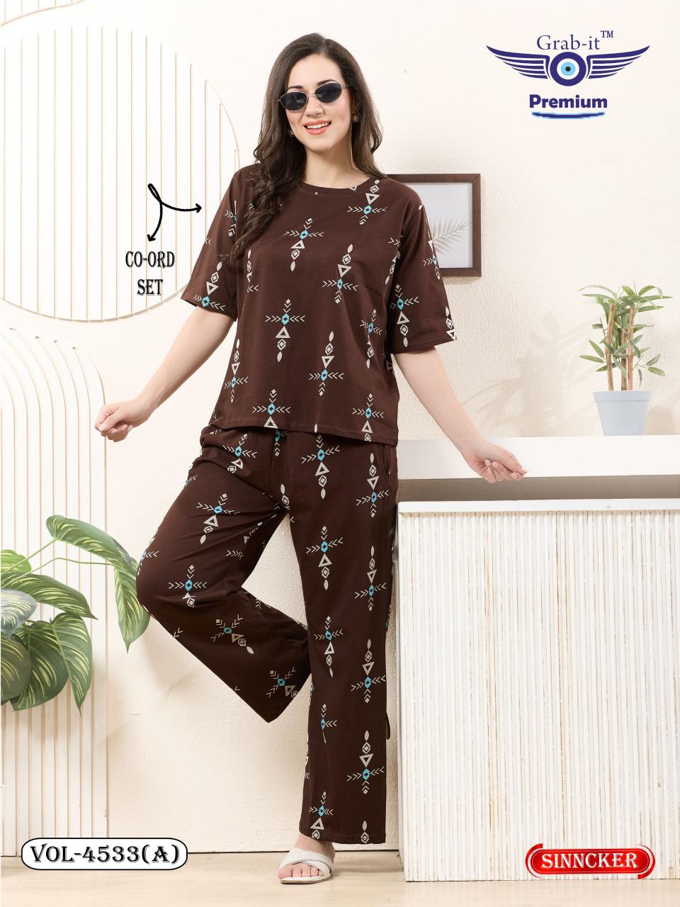 Grab it 4533 catalog night dress wholesaler in chennai