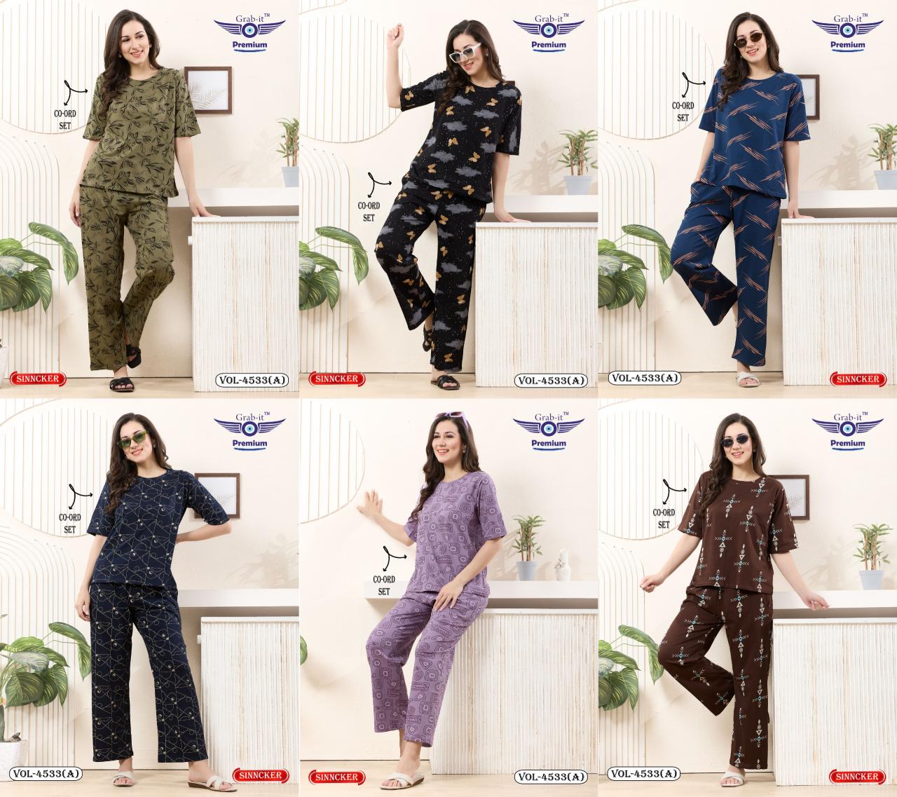 Grab it 4533 catalog night dress wholesaler in chennai