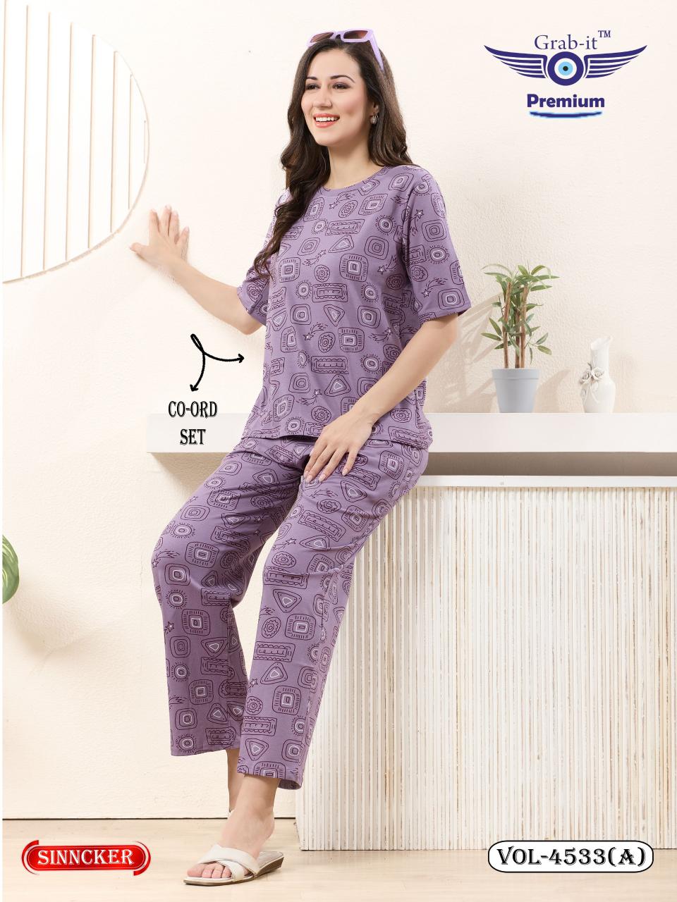 Grab it 4533 catalog night dress wholesaler in chennai