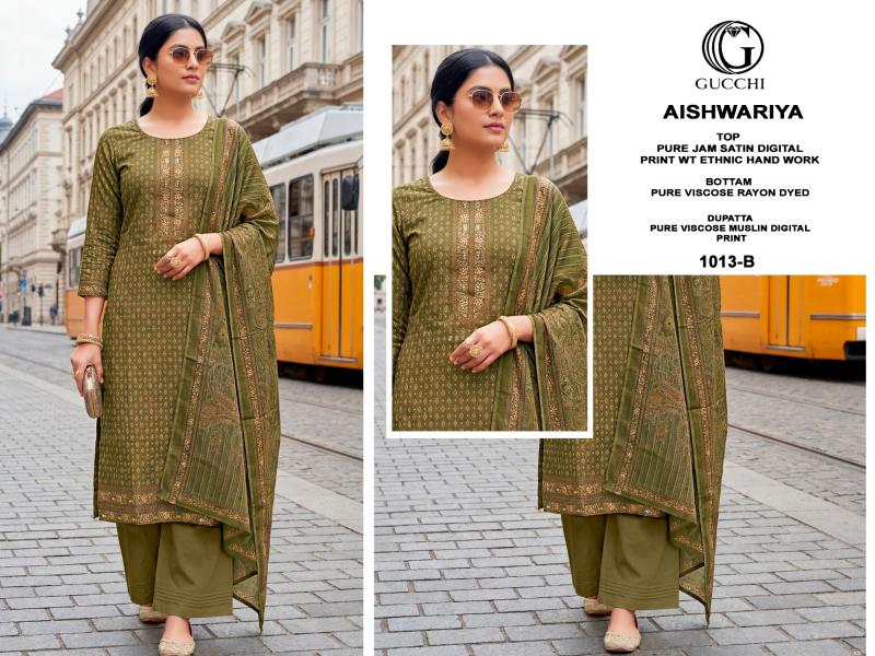 Gucchi Aishwariya 1013 catalog wholesale salwar kameez india surat