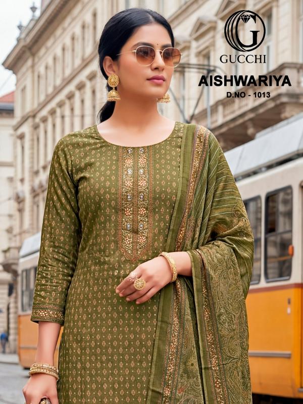 Gucchi Aishwariya 1013 catalog wholesale salwar kameez india surat