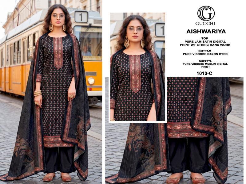 Gucchi Aishwariya 1013 catalog wholesale salwar kameez india surat
