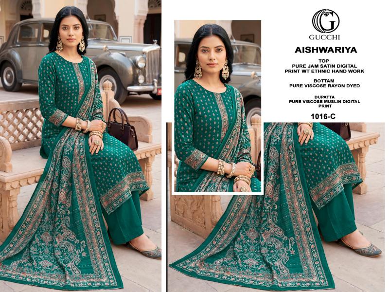 Gucchi Aishwariya 1016 catalog pakistani suit wholesale and lots