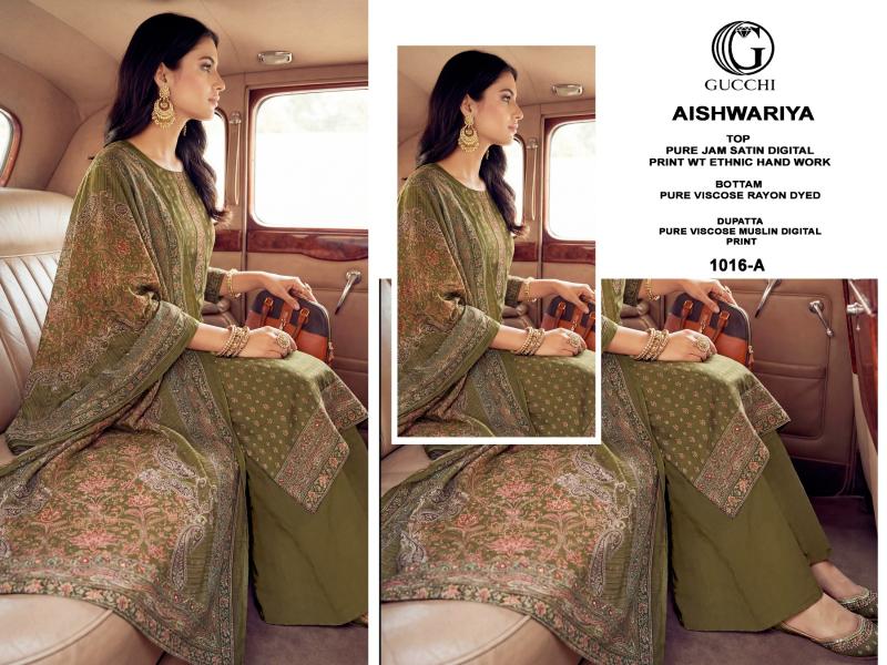 Gucchi Aishwariya 1016 catalog pakistani suit wholesale and lots