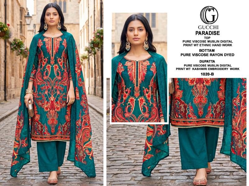 Gucchi Paradise 1020 catalog wholesale dealers in salwar kameez surat