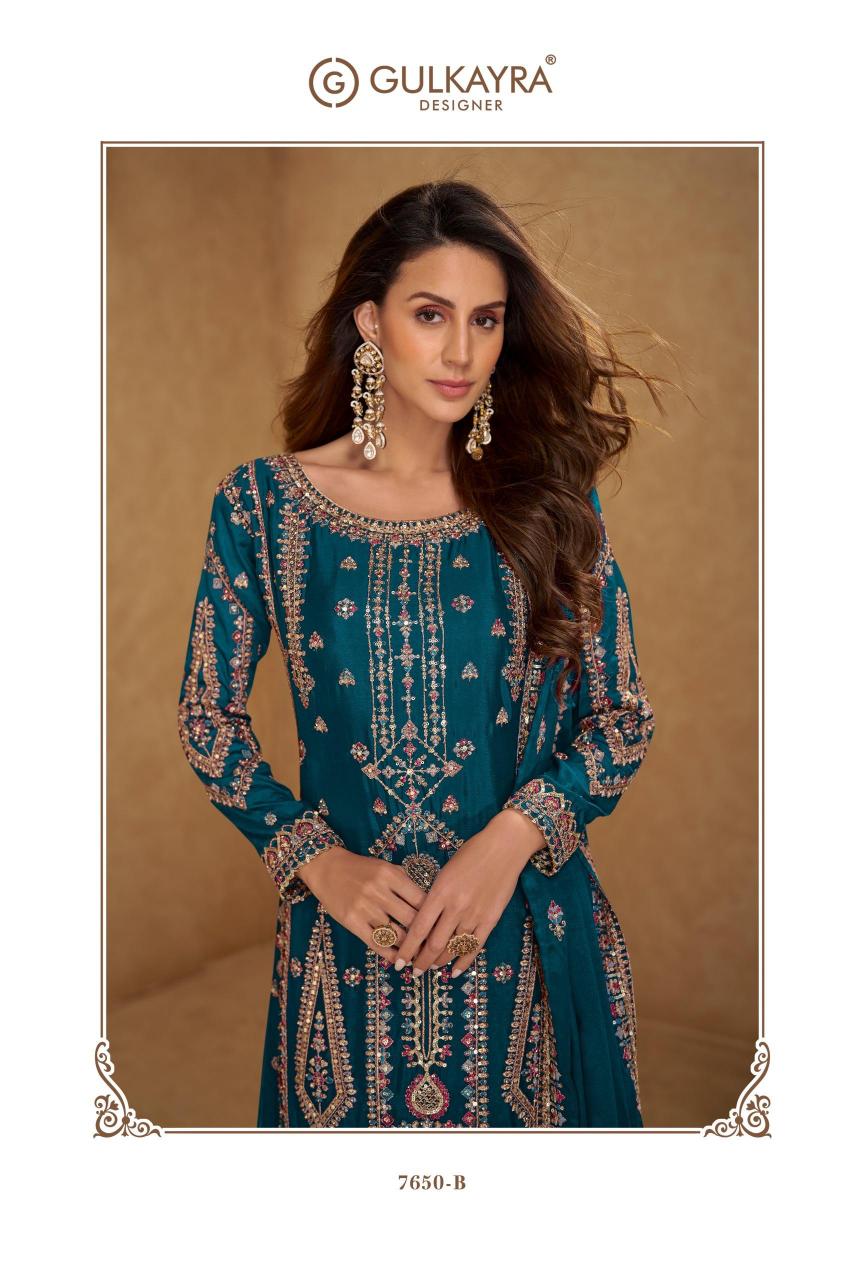 Gulkayra Hirni catalog online wholesale pakistani wedding salwar kameez