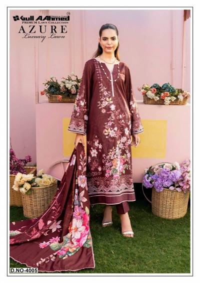 Gull aahmed Azure Vol 4 catalog wholesale pakistani lawn suits in hyderabad