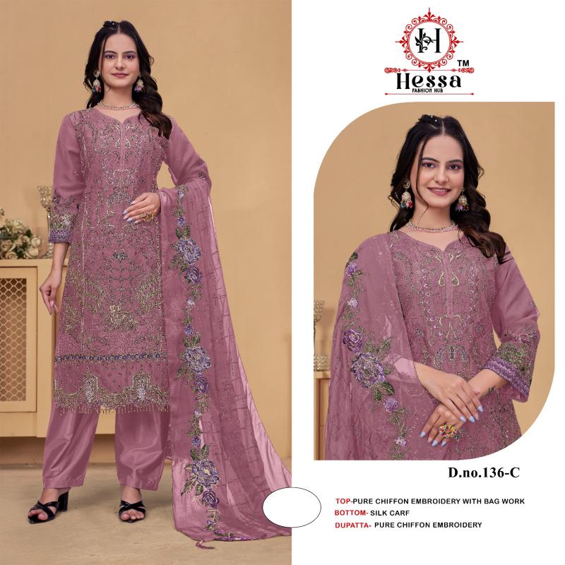 Hessa 136 catalog pakistani wholesale replica suits in delhi