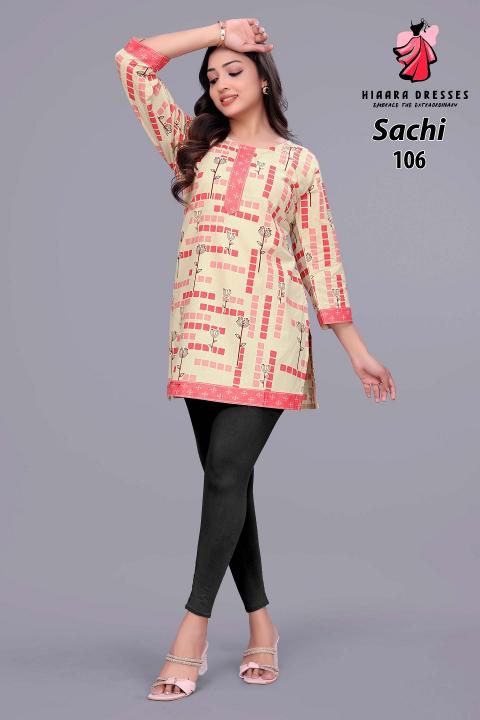Hiaara Sachi Vol-1 – Short Tops latest kurtis