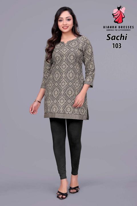Hiaara Sachi Vol-1 – Short Tops latest kurtis